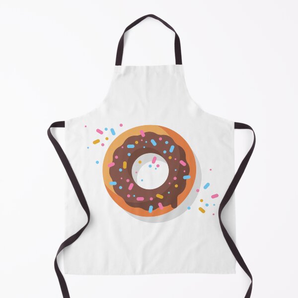Item preview, Donut with chocolate glaze and colorful sprinkles designed and sold by CHERRY--SHOP.