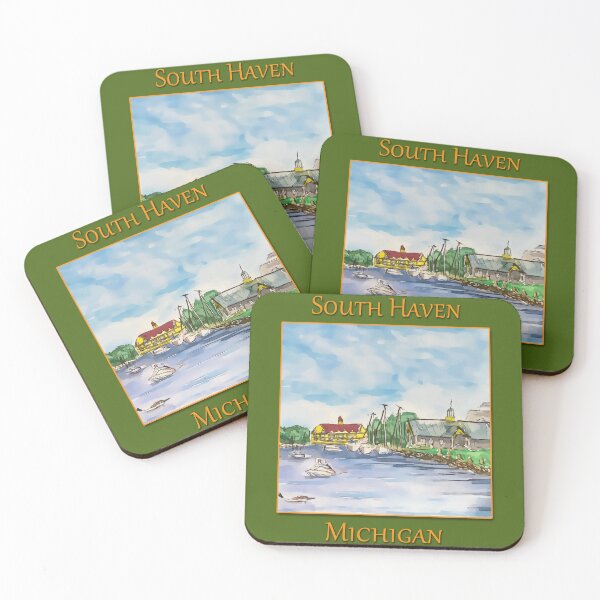 Item preview, Marina in South Haven Michigan designed and sold by welshdesigns.