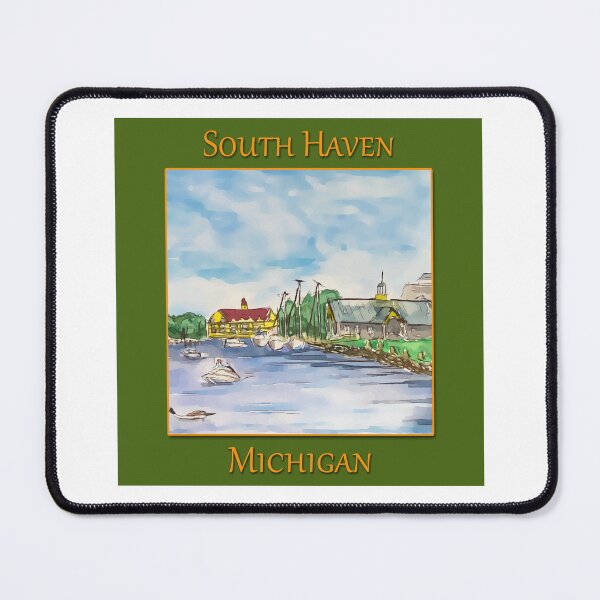 Item preview, Marina in South Haven Michigan designed and sold by welshdesigns.