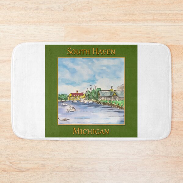 Item preview, Marina in South Haven Michigan designed and sold by welshdesigns.