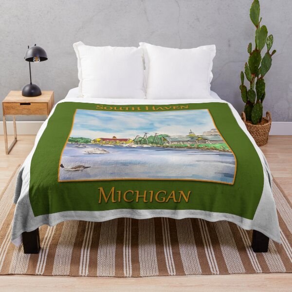 Item preview, Marina in South Haven Michigan designed and sold by welshdesigns.