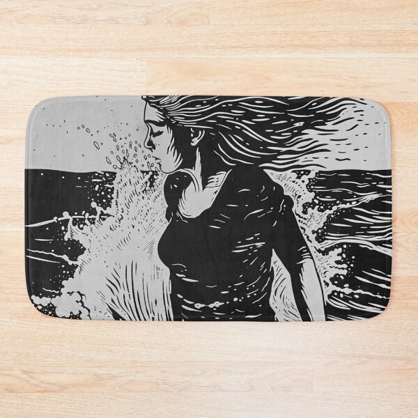 Item preview, Copy of Splash of serenity - linocut 3 designed and sold by Wildflow Creations.
