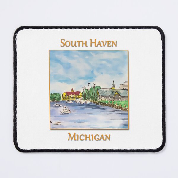 Item preview, Marina in South Haven Michigan designed and sold by welshdesigns.