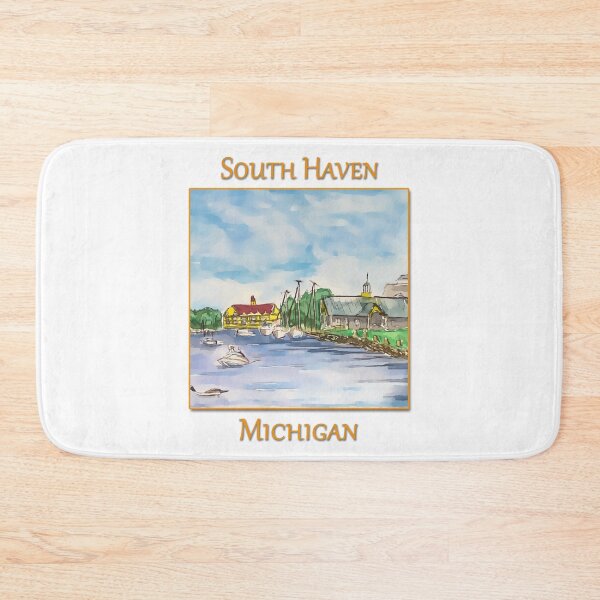 Item preview, Marina in South Haven Michigan designed and sold by welshdesigns.