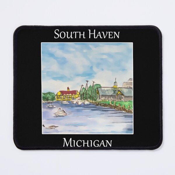 Item preview, Marina in South Haven Michigan designed and sold by welshdesigns.