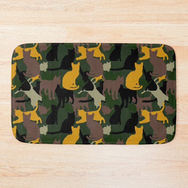 Item preview, Cat-moflage Camouflage repeat pattern designed and sold by ModSupporters.