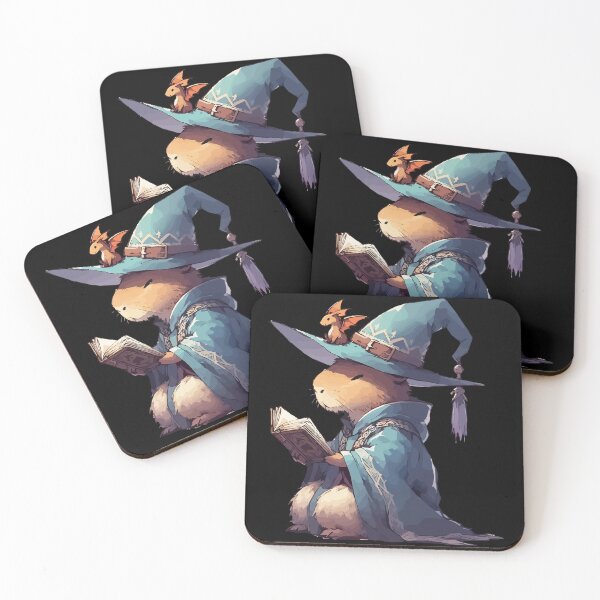Item preview, Reading Capybara fantasy Book Dragon designed and sold by TomFrontierArt.