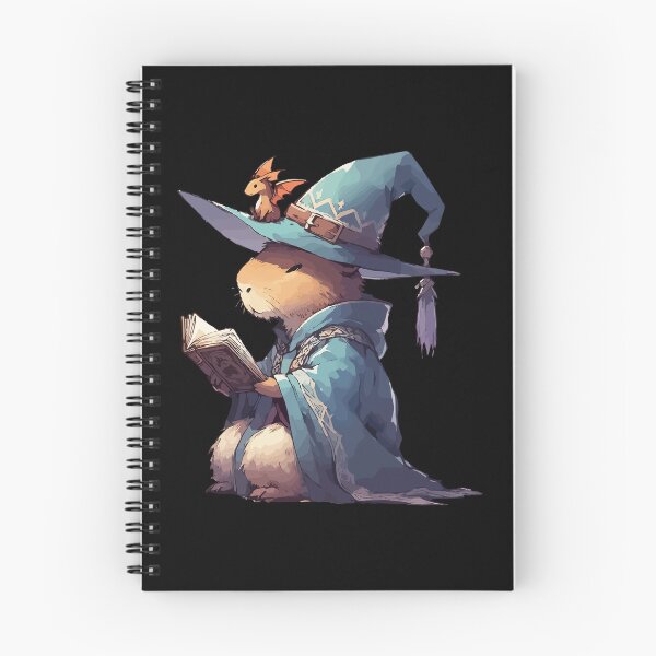 Item preview, Reading Capybara fantasy Book Dragon designed and sold by TomFrontierArt.