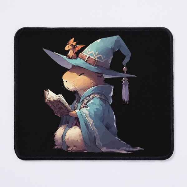 Item preview, Reading Capybara fantasy Book Dragon designed and sold by TomFrontierArt.