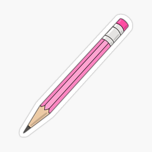 Item preview, Teacher Pencil Sticker designed and sold by artbyjadin.
