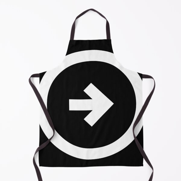Item preview, Minimalist Right Arrow in Circle – Modern Navigation Symbol in White Color designed and sold by DoodlyDelights.