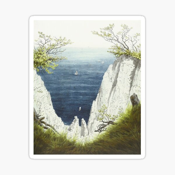 Artikel-Vorschau von Kreidefelsen auf Rügen - Caspar David Friedrich, designt und verkauft von Vintage Designs +.
