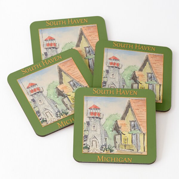 Item preview, Cute little buildings in South Haven Michigan designed and sold by welshdesigns.