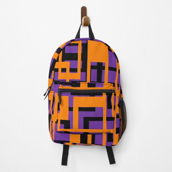 Item preview, Geometric Shapes Pattern Orange Black Cut Out designed and sold by taiche.