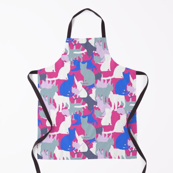 Item preview, Pink Blue Cat-moflage Camouflage repeat pattern designed and sold by ModSupporters.