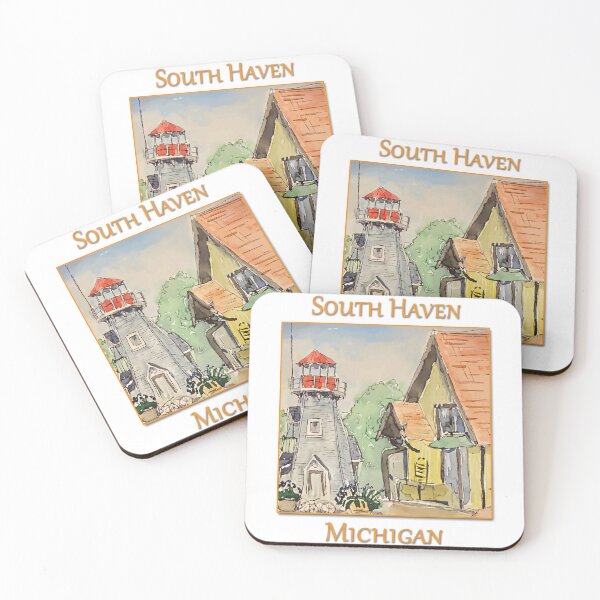 Item preview, Cute little buildings in South Haven Michigan designed and sold by welshdesigns.