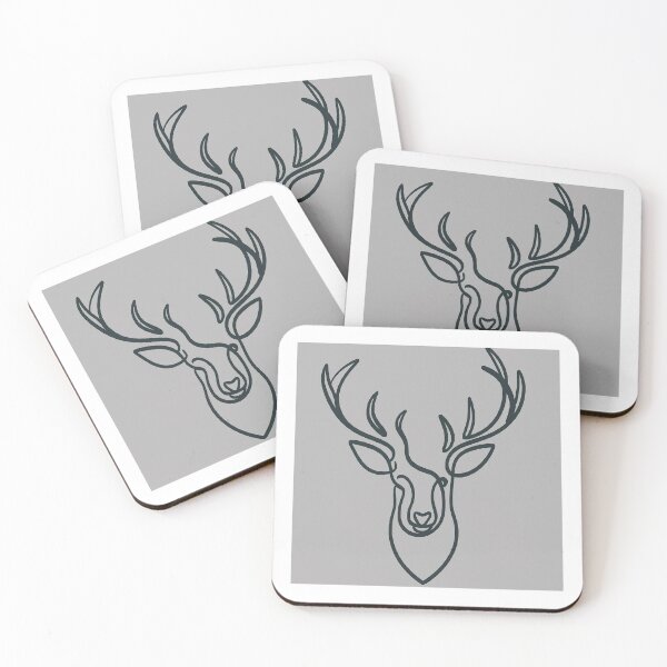 Item preview, Geometric Grace: Minimalist Deer Head designed and sold by SeanOsShirts.
