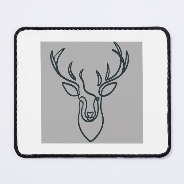 Item preview, Geometric Grace: Minimalist Deer Head designed and sold by SeanOsShirts.
