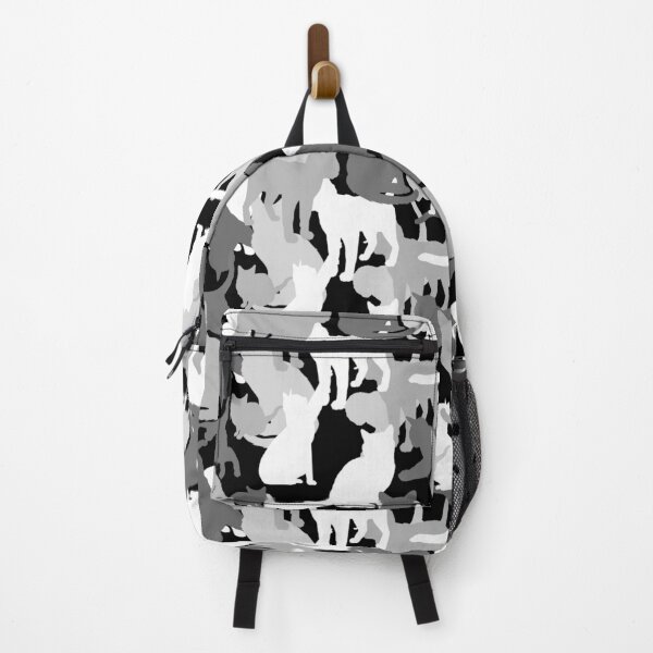 Item preview, Grey black Cat-moflage Camouflage repeat pattern designed and sold by ModSupporters.