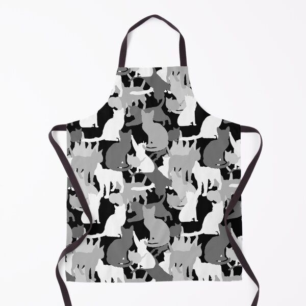 Item preview, Grey black Cat-moflage Camouflage repeat pattern designed and sold by ModSupporters.
