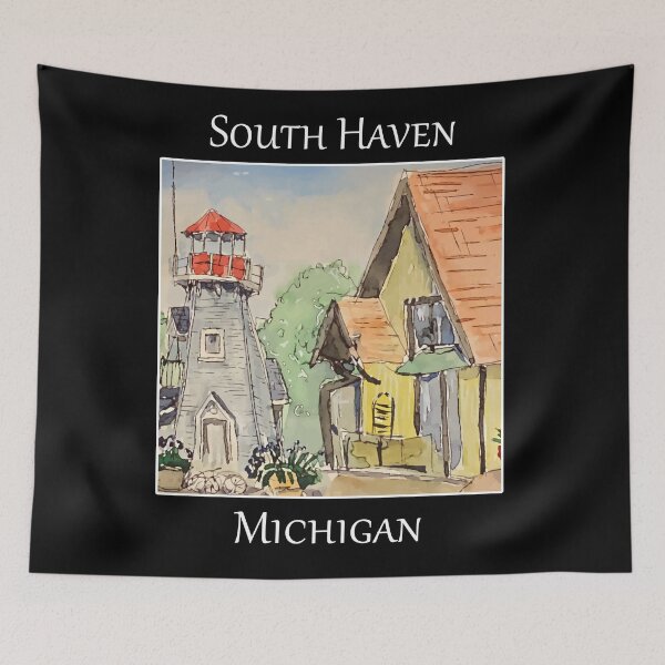 Item preview, Cute little buildings in South Haven Michigan designed and sold by welshdesigns.