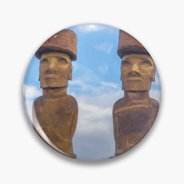 Item preview, Four Moai Easter Island Artistic designed and sold by PhotoArt by Joan Carroll.