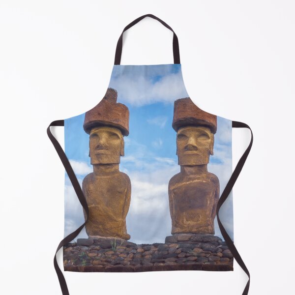 Item preview, Four Moai Easter Island Artistic designed and sold by PhotoArt by Joan Carroll.