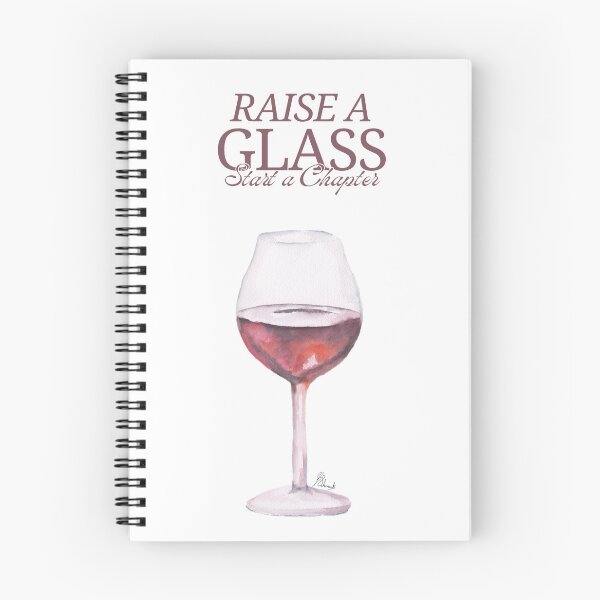 Item preview, Copa de vino con acuarela para lectores y amantes de los libros designed and sold by SchmeckStudio.