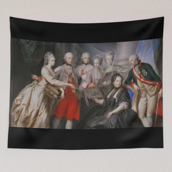 Item preview, Vintage Royals family portrait from the 1700s designed and sold by Vintage Designs +.