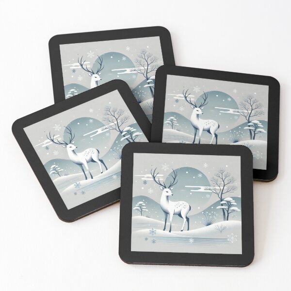Item preview, winter deer designed and sold by EuropeanPrints.