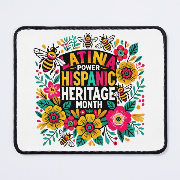 Item preview, Latina Bold floral girl power Hispanic Heritage month designed and sold by DrawHandArt.