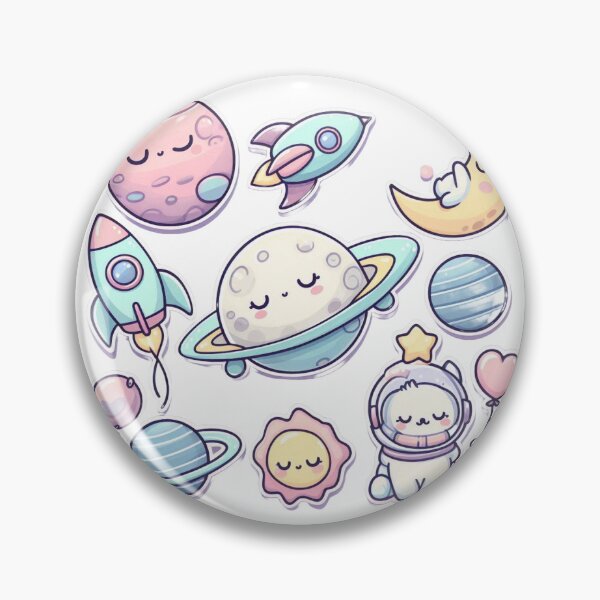 Item preview,  Cute Whimsical Space Stickers designed and sold by GlimmerStix.