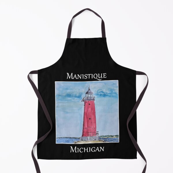 Item preview, Lighthouse in Manistique Michigan designed and sold by welshdesigns.