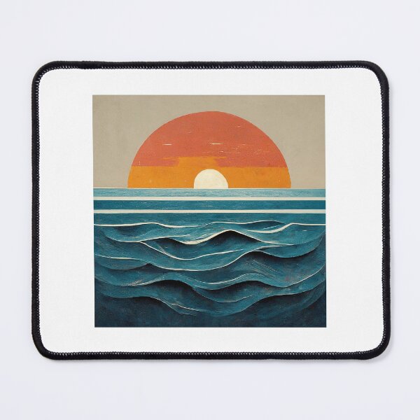 Item preview, Serenity in Waves: Minimalist Ocean Design designed and sold by SeanOsShirts.