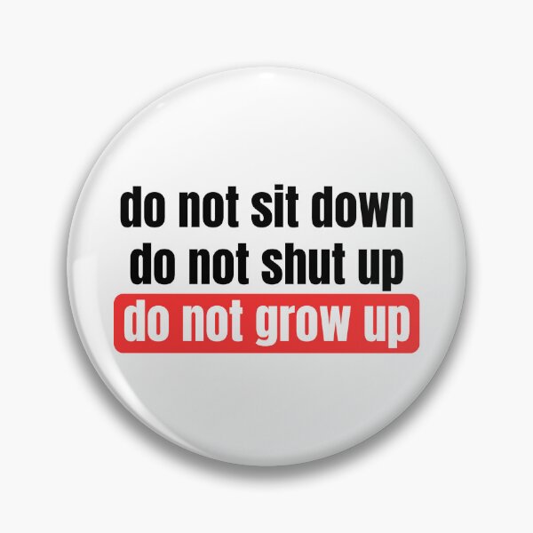 Item preview, Do Not Sit Down designed and sold by shassell2005.