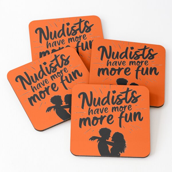 Item preview, Nudists Have More Fun - Unique Eye Catching - Orange designed and sold by JLEmporium.