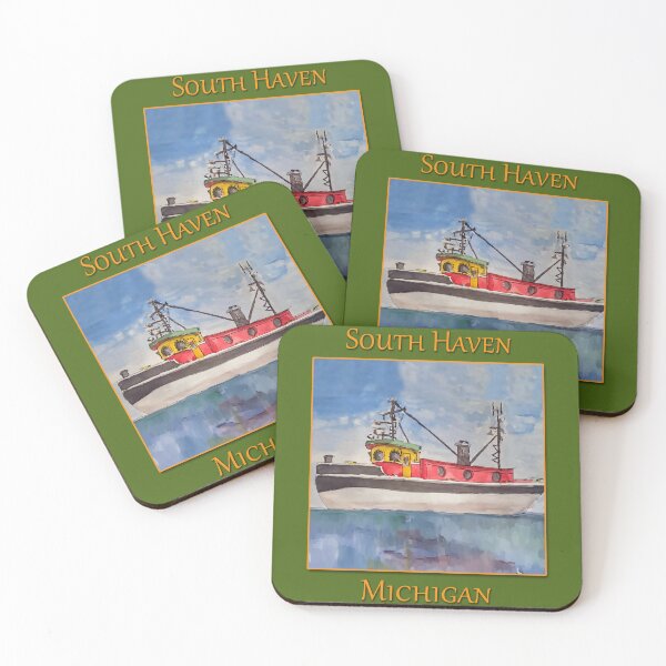 Item preview, Tugboat the Wilhelm Baum in South Haven Michigan designed and sold by welshdesigns.