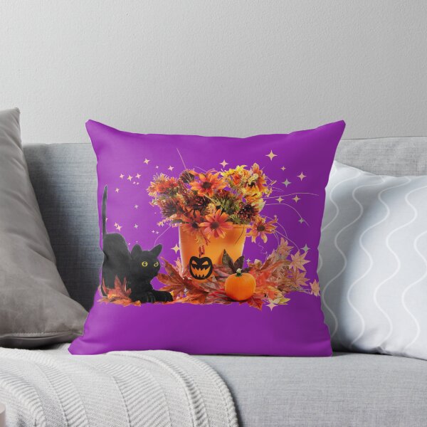 Item preview, Black Cat Halloween Magic T-shirt designed and sold by TrebdoraCrafts.