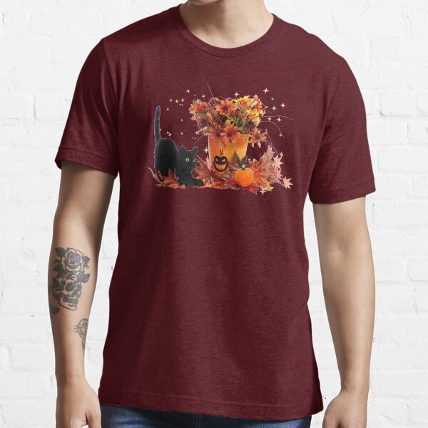 Item preview, Black Cat Halloween Magic T-shirt designed and sold by TrebdoraCrafts.