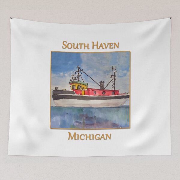 Item preview, Tugboat the Wilhelm Baum in South Haven Michigan designed and sold by welshdesigns.