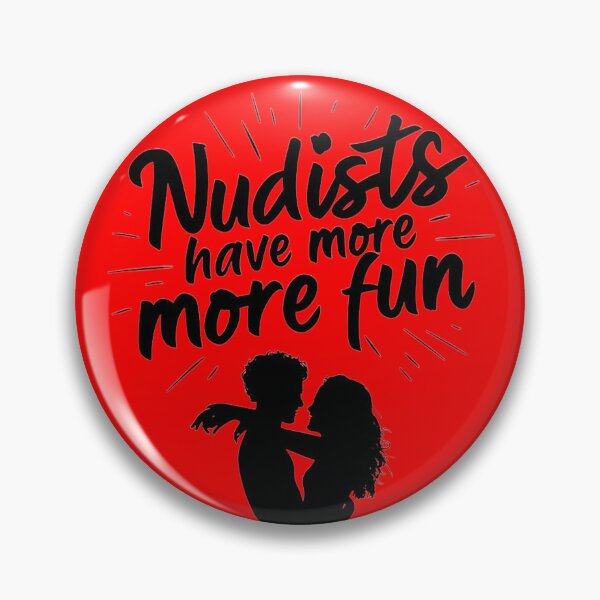 Item preview, Nudists Have More Fun - Unique Eye Catching - Red designed and sold by JLEmporium.