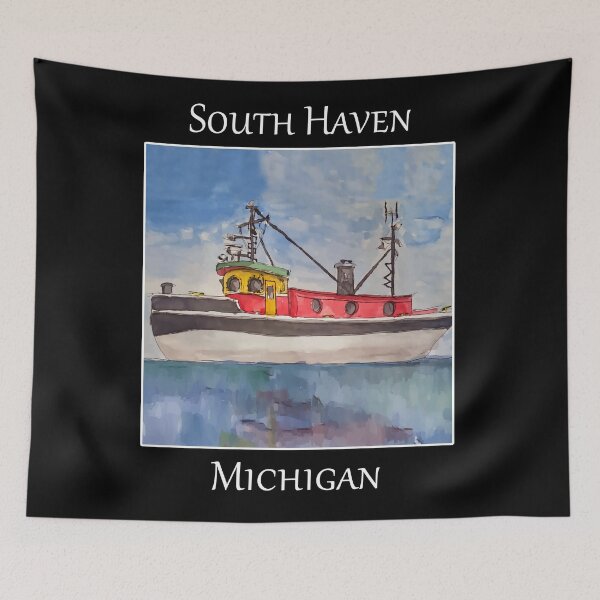 Item preview, Tugboat the Wilhelm Baum in South Haven Michigan designed and sold by welshdesigns.
