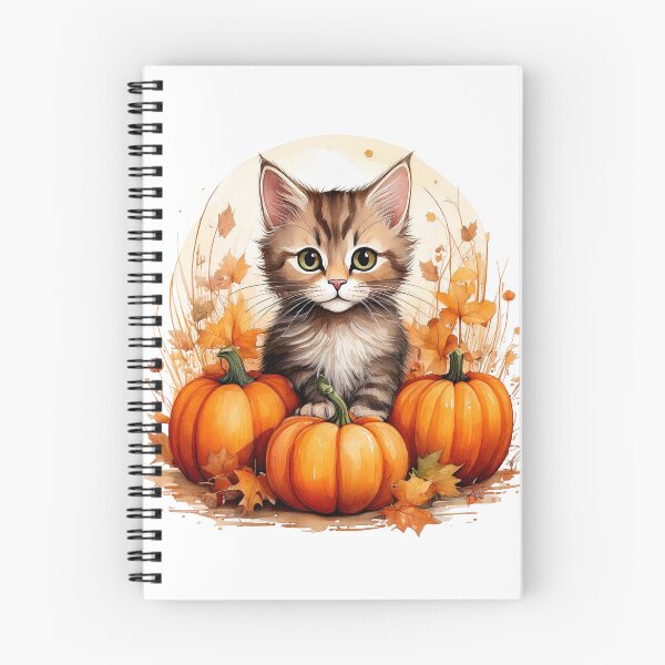 Item preview, cat in pumpkin designed and sold by Jude755m.