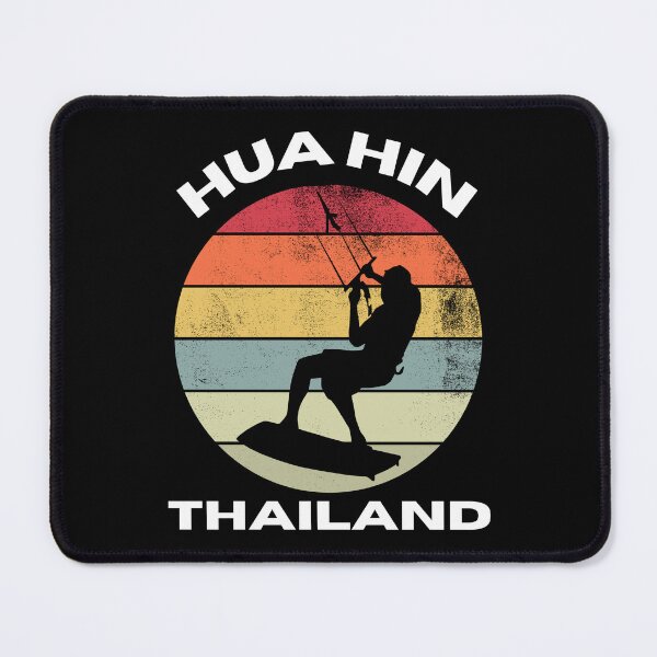 Item preview, Hua Hin Thailand Vintage Sunset Kite Surfer Design designed and sold by RektRepublic.