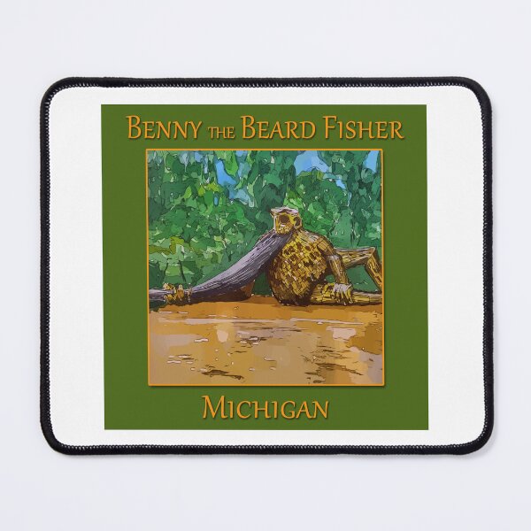 Aperçu de l'œuvre Benny le pêcheur barbu créée et vendue par welshdesigns.