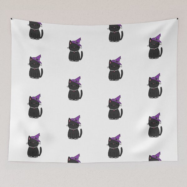 Item preview, Witches black cat designed and sold by xoxodesignsxoxo.