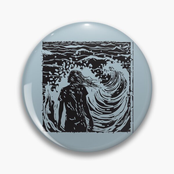 Item preview, Splash of serenity - linocut 2 transparent designed and sold by Wildflow Creations.