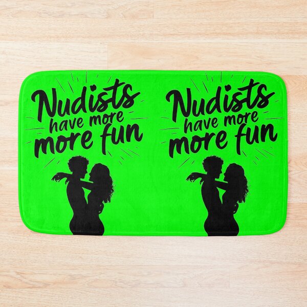 Item preview, Nudists Have More Fun - Unique Eye Catching - Green designed and sold by JLEmporium.