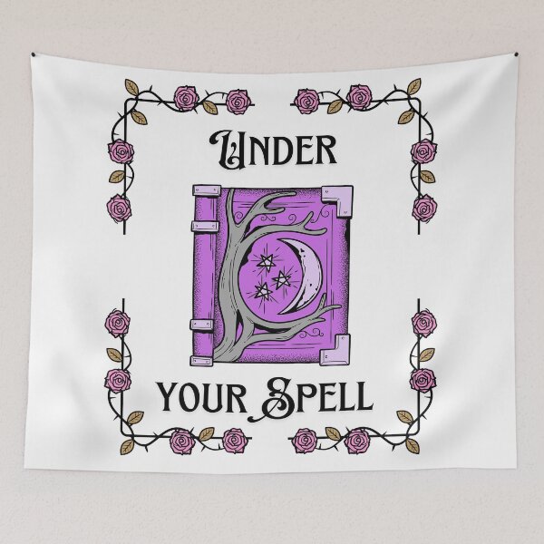 Item preview, Under Your Spell Book of Shadows Moon and Stars designed and sold by Night Bloom Designs.