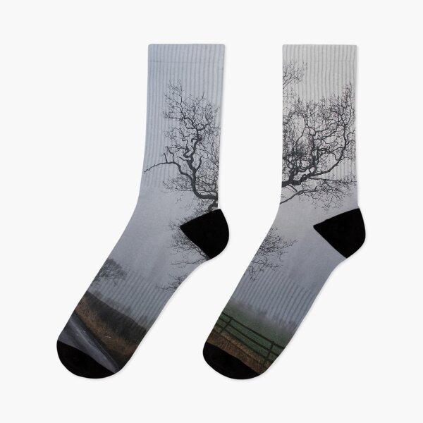 Item preview, Misty February Landscape in Northumberland designed and sold by Violaman.